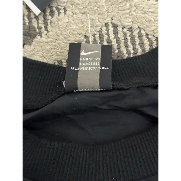 Nike Golf Pullover Mens XL Black ClimaFit Windbreaker Jacket Lightweight W/Tags - Picture 6 of 8